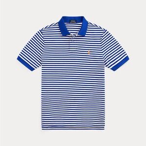Striped Blue Polo Shirt Classic fit